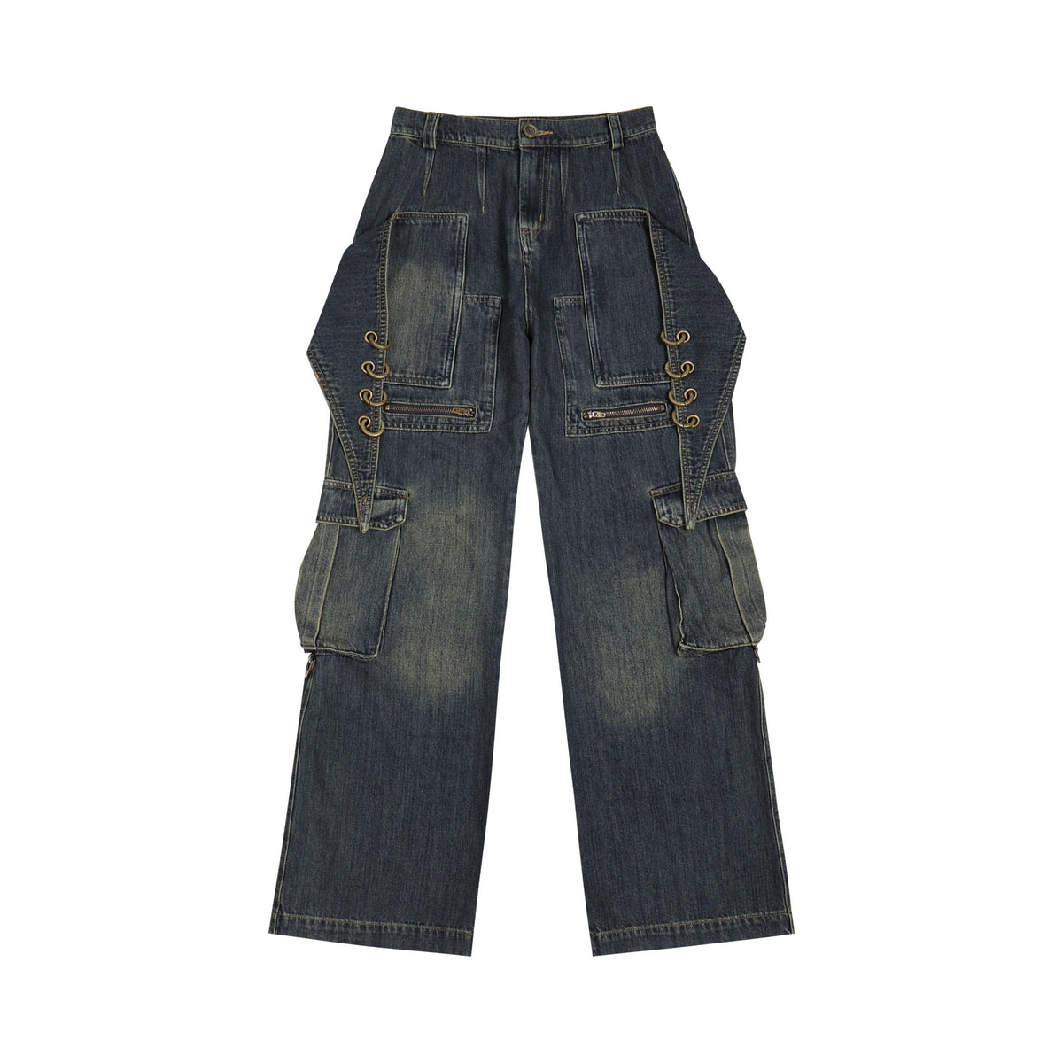 DND4DES Scimitar Rings Deconstructed Denim Cargo