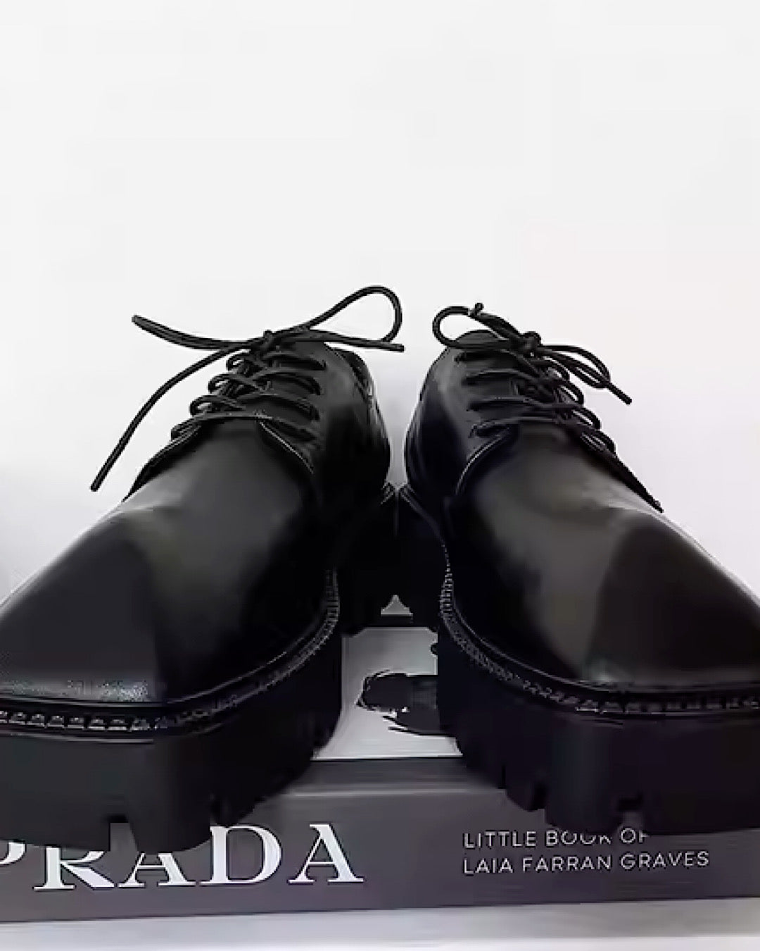 Angular silhouette design simple black shoes