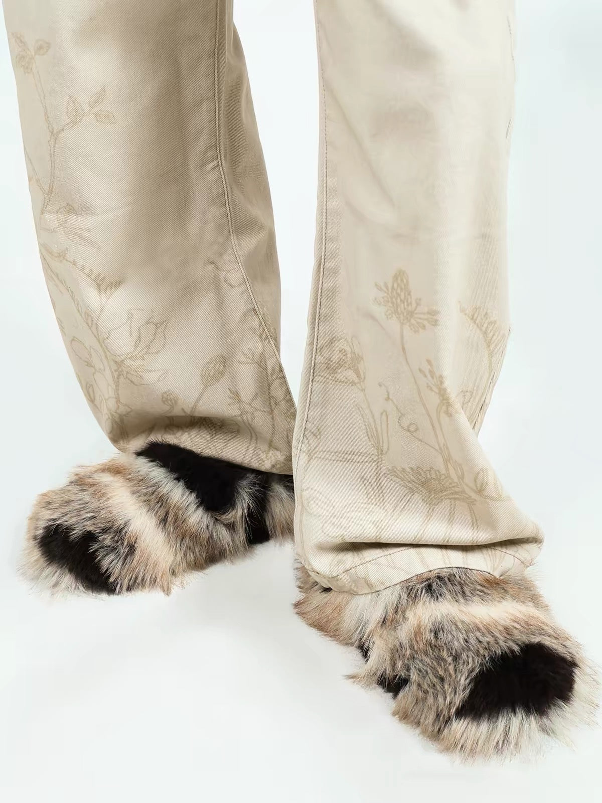 Autumn-Winter Plush Tassel Slip-On Shoes [ID:0250SH]