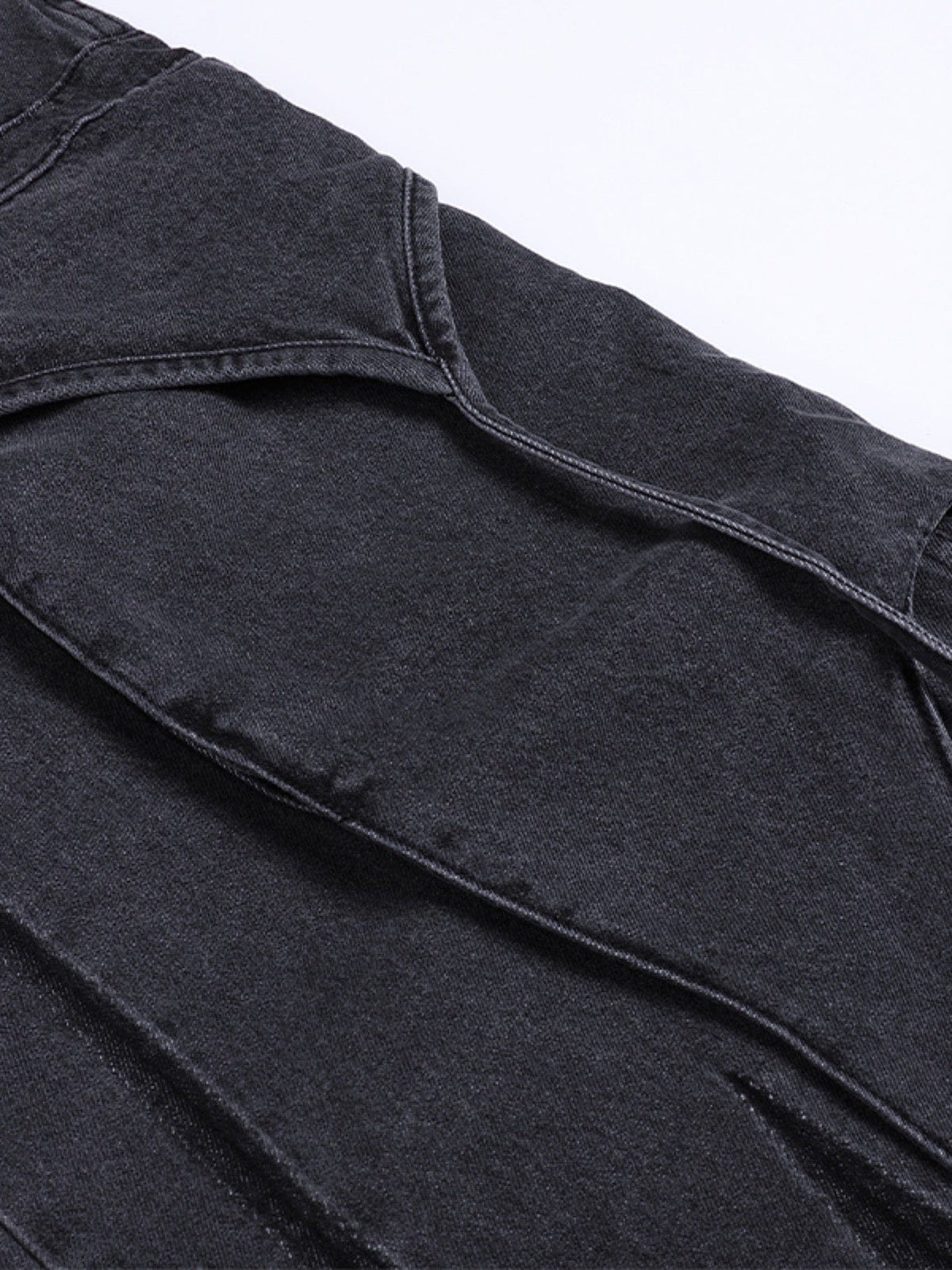 DND4DES Multi-Layered Stripes Deconstructed Jeans