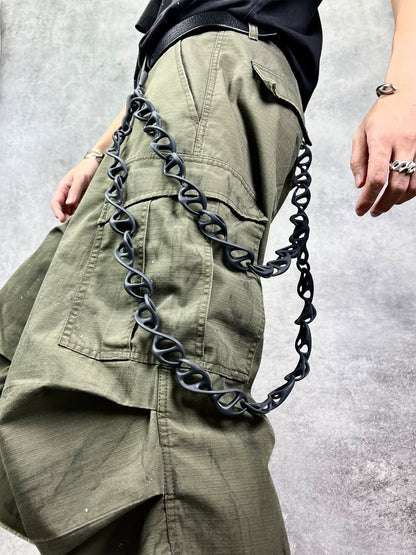 DNA Helix One-Piece 3D-Printed Pant Chain [ID:0568CH]