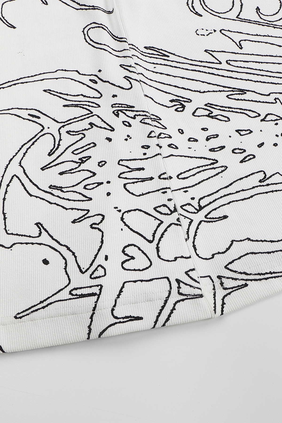 WHISTLEHUNTER Graffiti Ribbed Tank Top