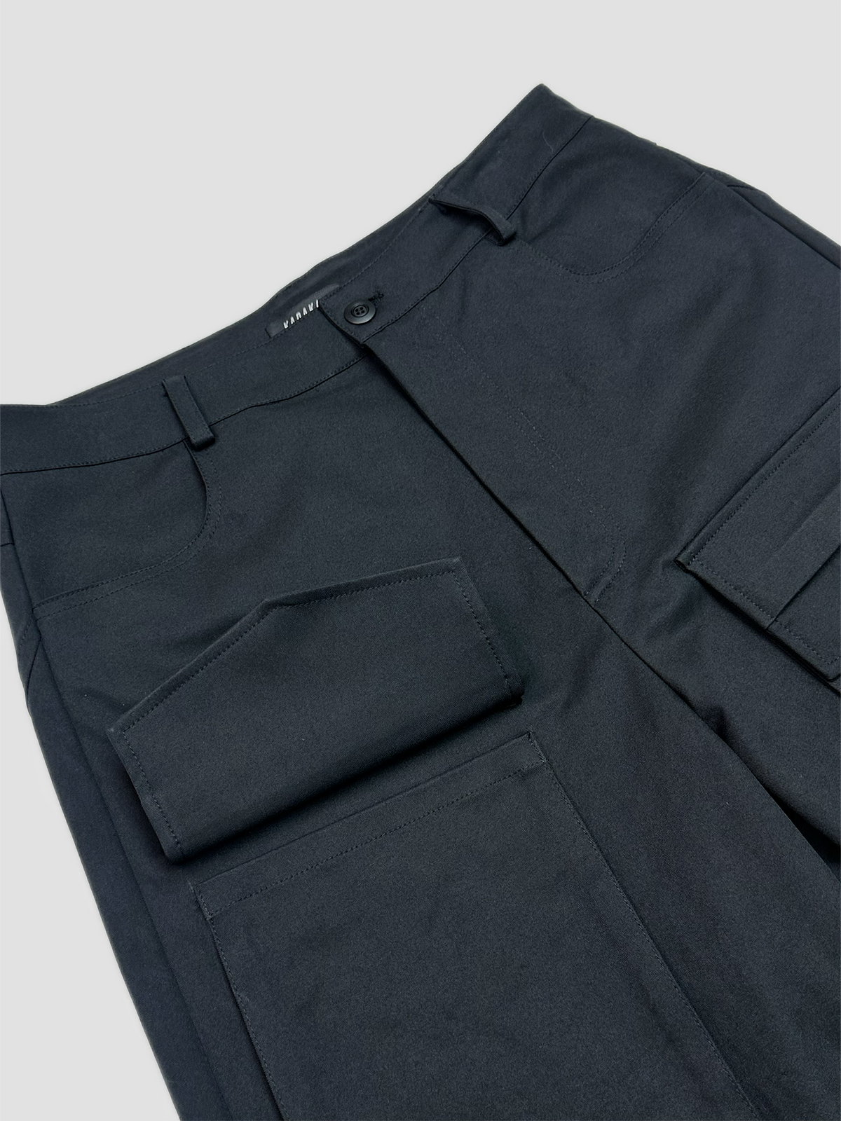 KADAKADA Paneled Wide-Leg Cargo Pants