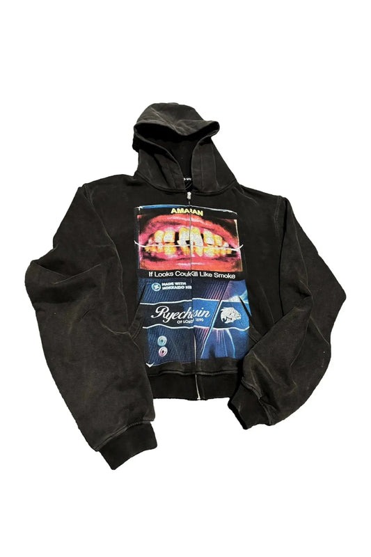 If Looks Could Smoke Zip Up Hoodie