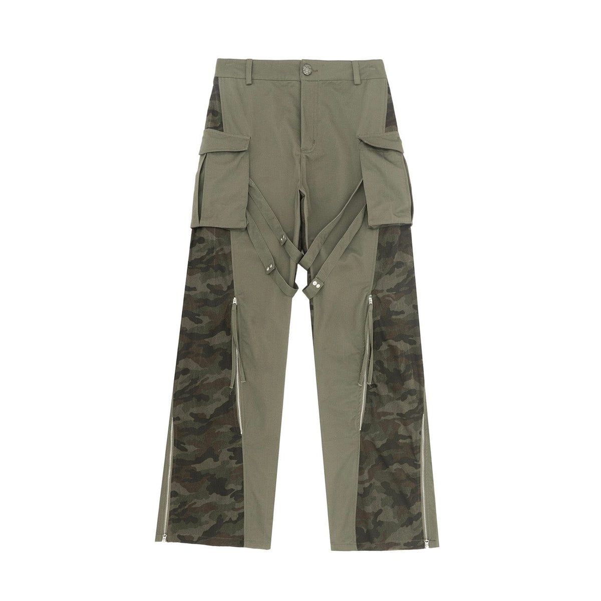 DND4DES Spliced Camouflage Bandage Zipper Cargo