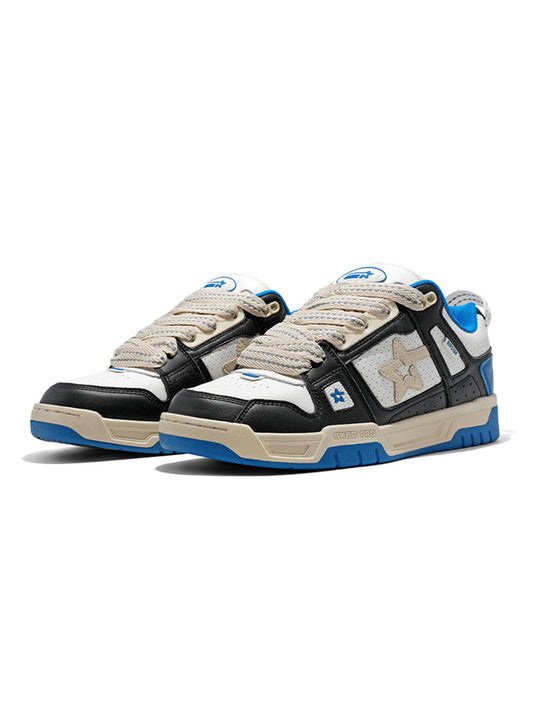 Blue Retro Low-Top Everyday Sneakers