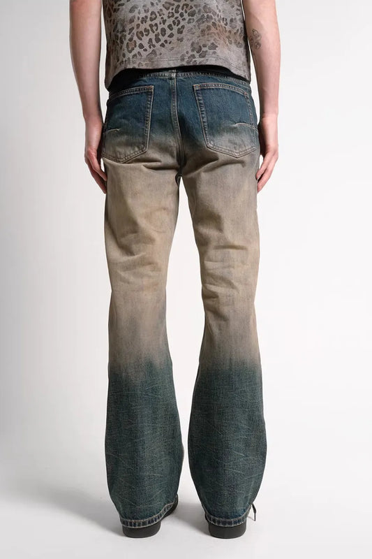 Mud Dyed Gradient Wash Denim