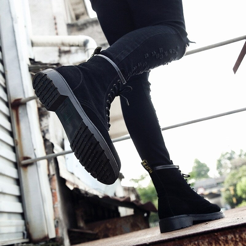 Lace-Up Ankle Boots