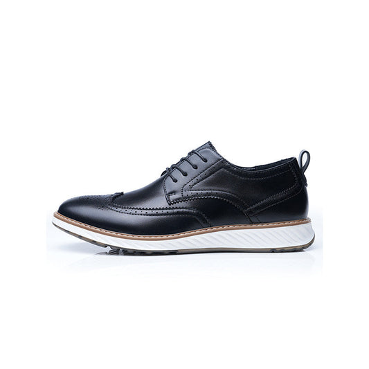 British Style Brogue Leather Shoes