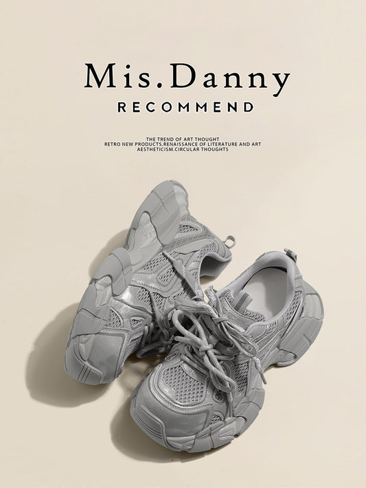 Platform Chunky Sole Lace-Up Sneakers