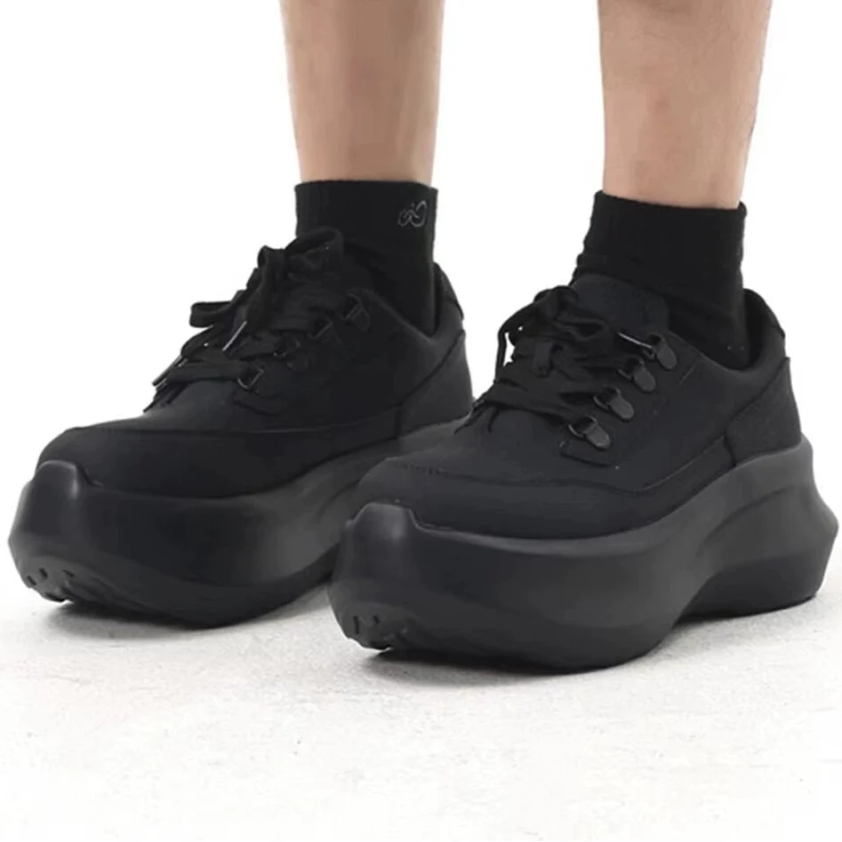 Chunky Sole Platform Derby Dad Sneakers