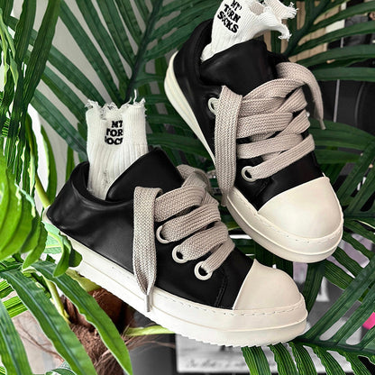 Rope Lace Platform Sneakers