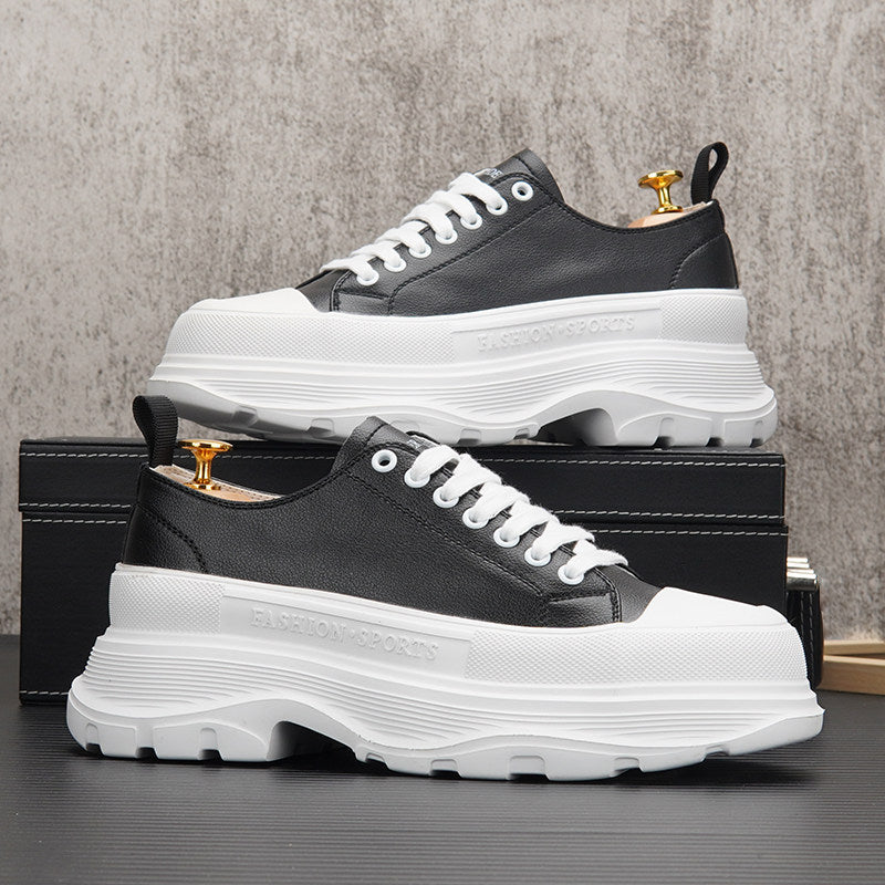 Lace Up Platform Thick Sole Sneakers