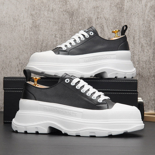 Lace Up Platform Thick Sole Sneakers