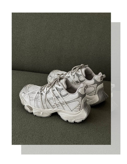 Graphic Platform Chunky Sneakers