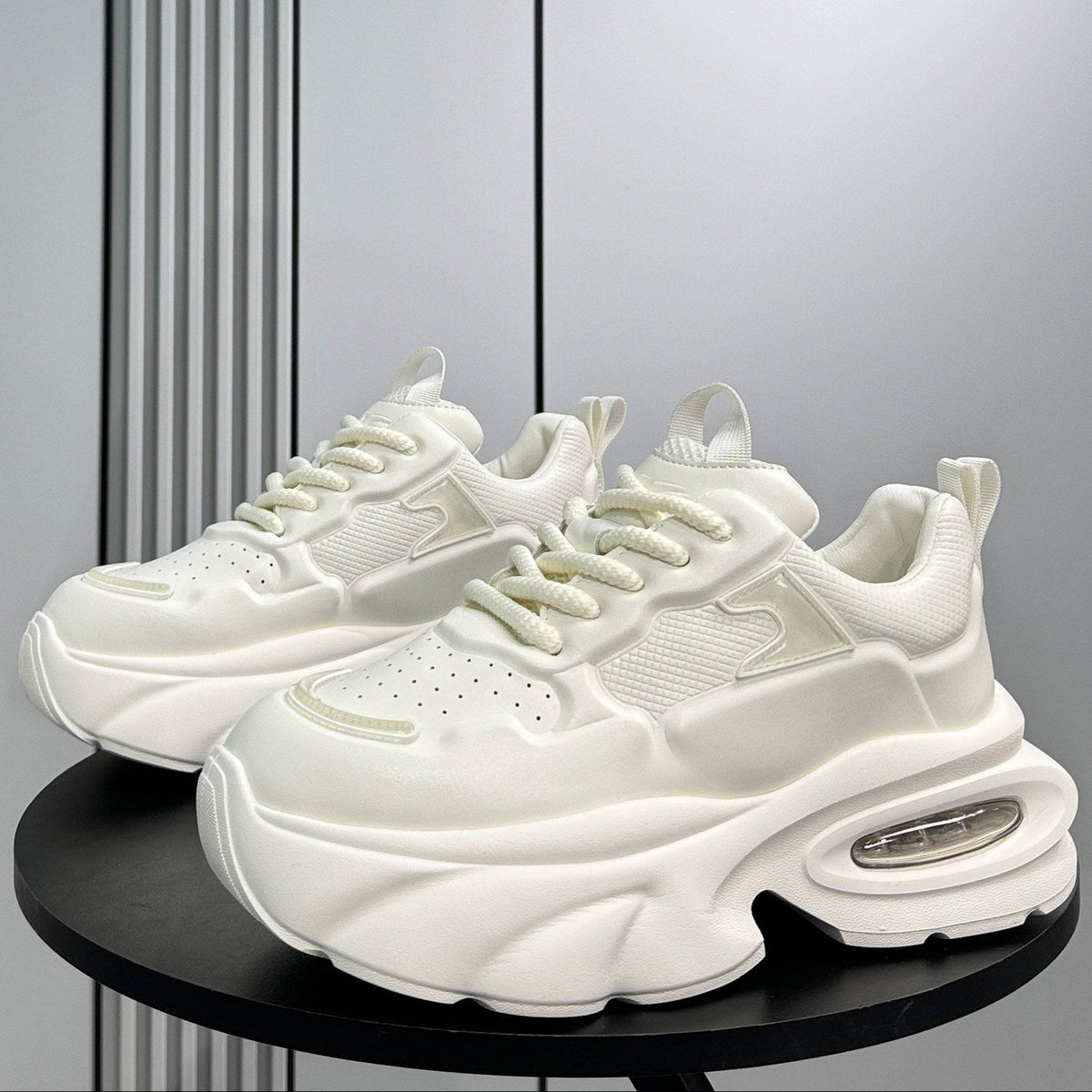 Mesh Air Sole Chunky Sole Sneakers