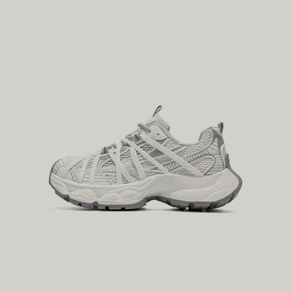Mesh Strap Panel Chunky Sneakers