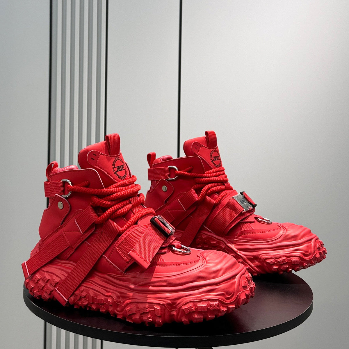 Strap Buckle Platform Chunky Sole Sneakers