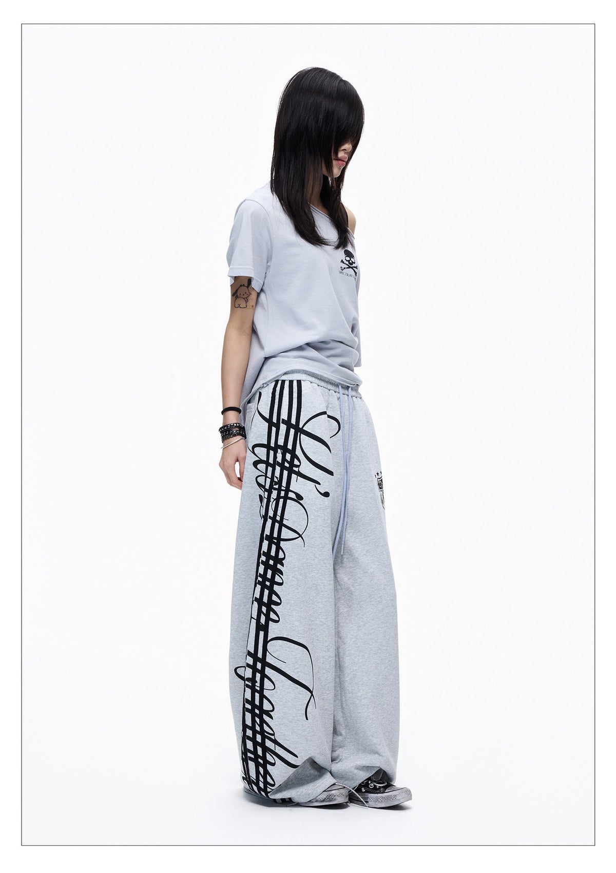 Striped Webbing Sweatpants