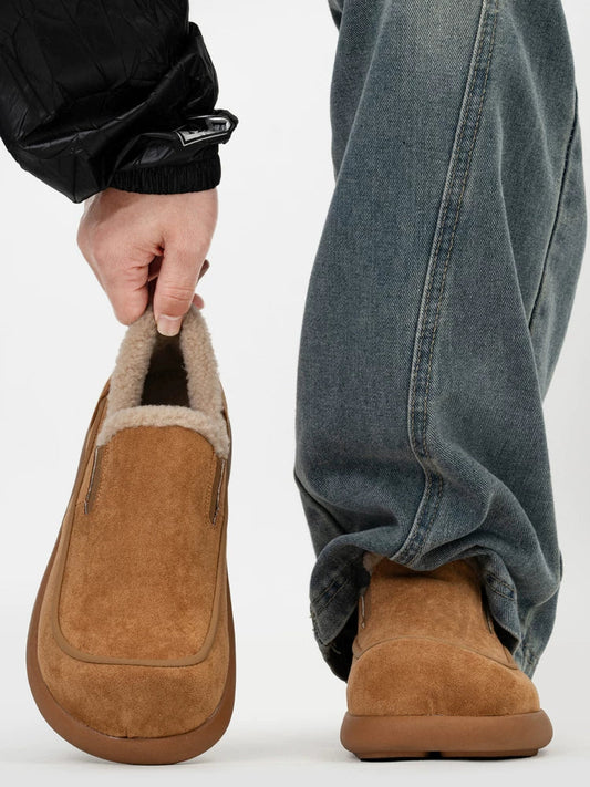 Cocoa Hearth Shearling Clogs