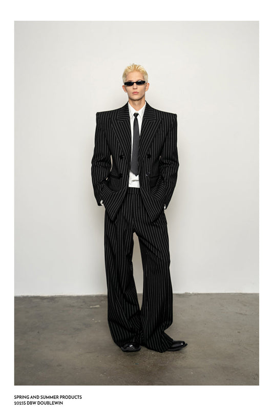 High-Quality Straight-Shoulder Suit