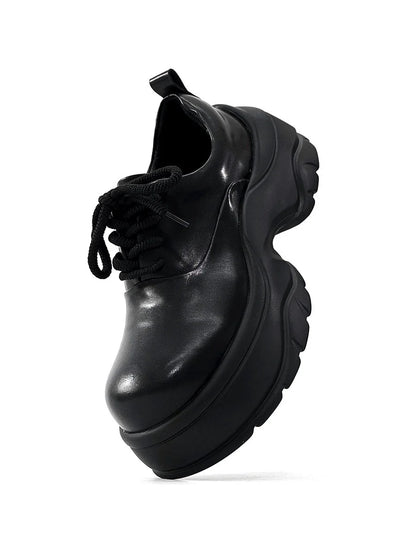 Platform Design PU Leahter Sneakers WN19109