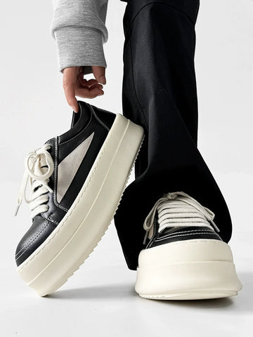 Chunky Elevated Sole Platform Sneakers