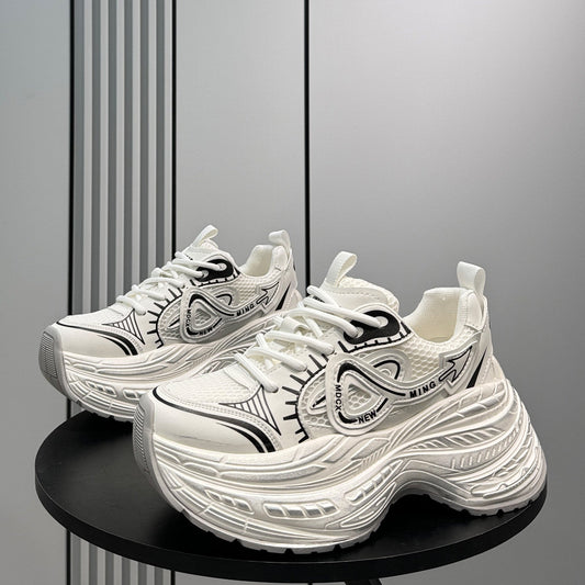 Chunky Platform Mesh Sneakers