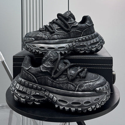Embroidery Air Sole Chunky Sole Sneakers