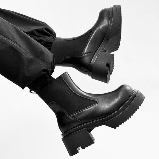 Chunky Platform Chelsea Boots