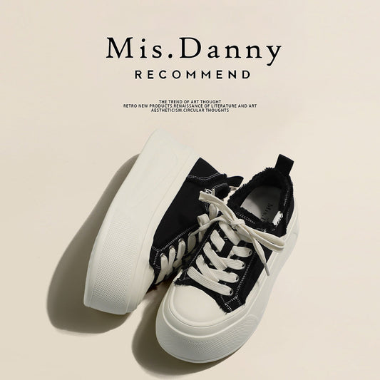 Canvas Platform Sneakers