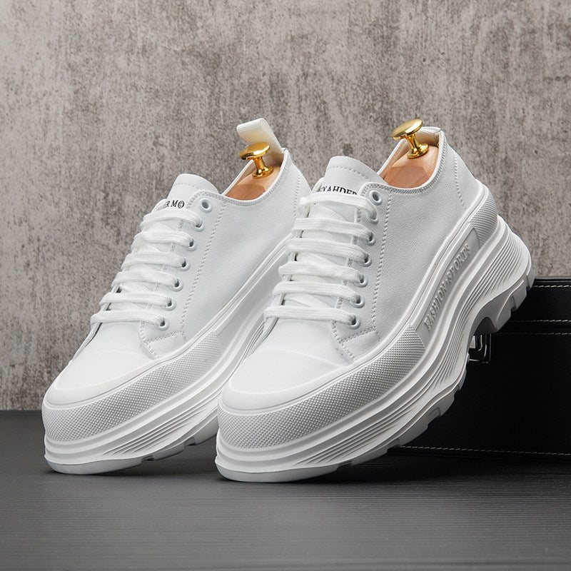 Lace Up Platform Thick Sole Sneakers