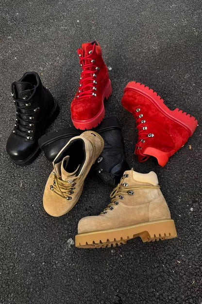 Extra Lift Combat Boots