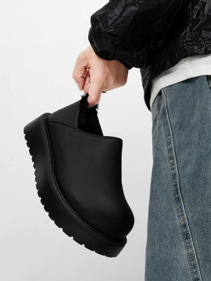 Mossridge Shearling Slip Clogs