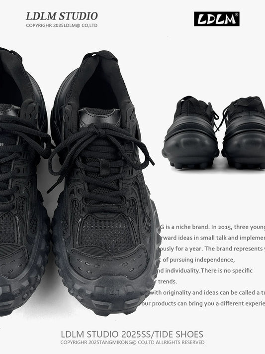 Lightweight Mesh Splicing Thick Sole Sporty Sneakers