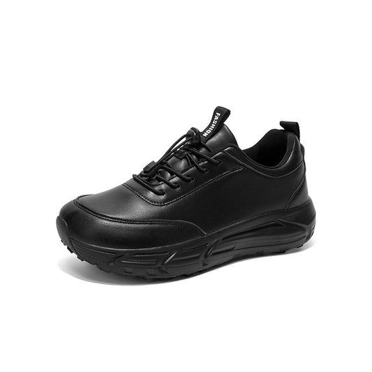 Minimalist Platform Lace-Up Casual Sneakers
