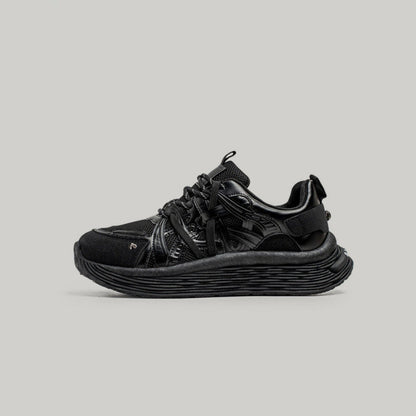 Breathable Platform Lace-Up Sneakers WN23502