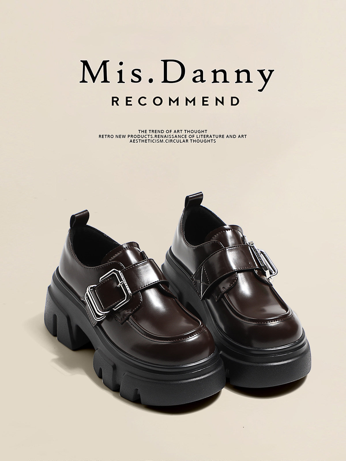 Strap Platform Loafers
