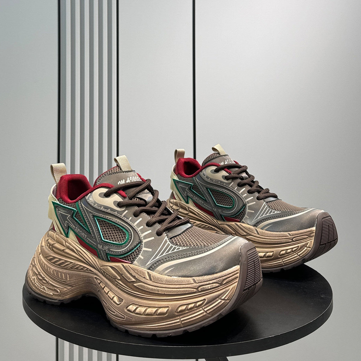 Mesh Thick Sole Sporty Sneakers