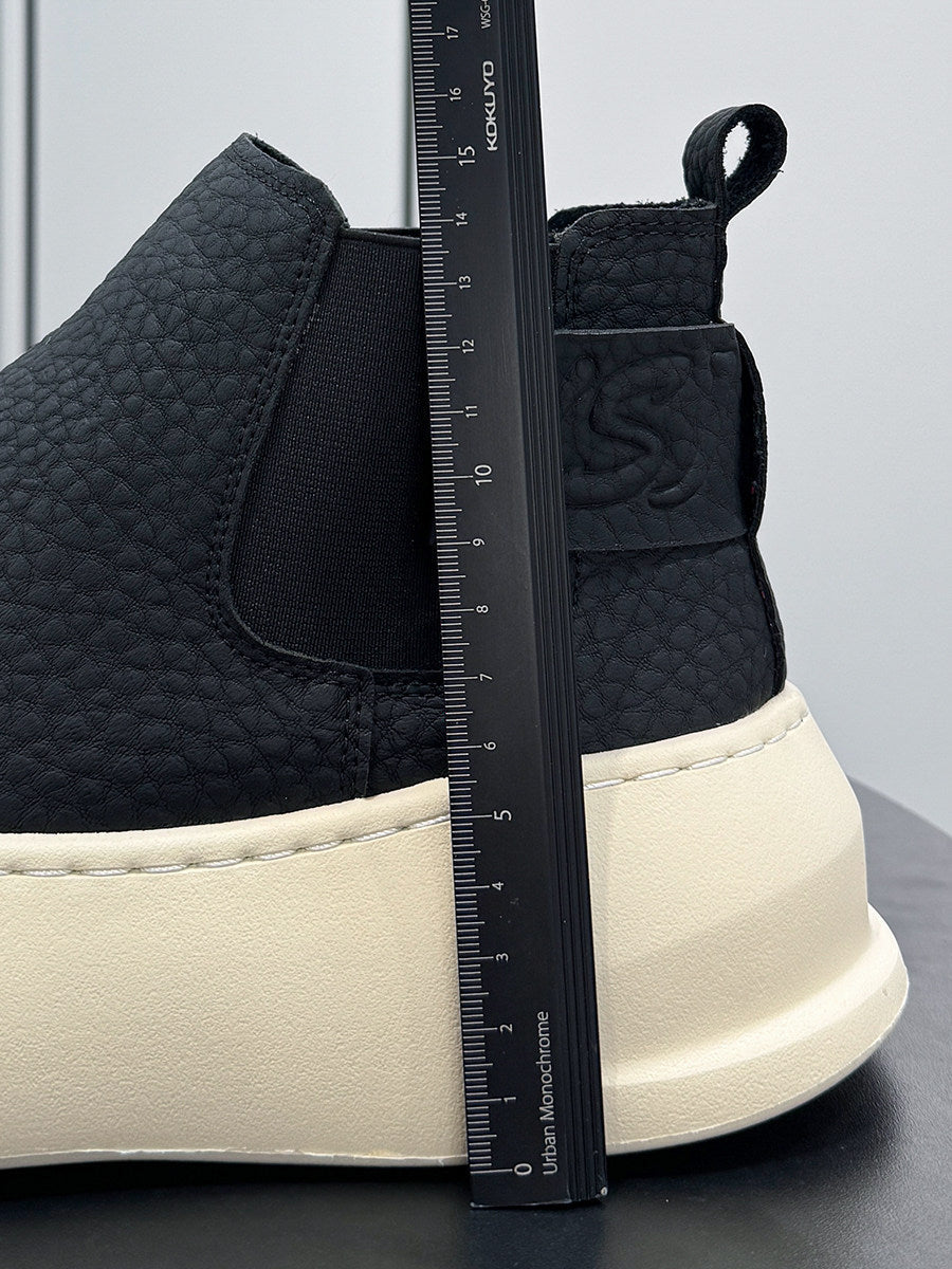 Side Gore Platform Short Boots