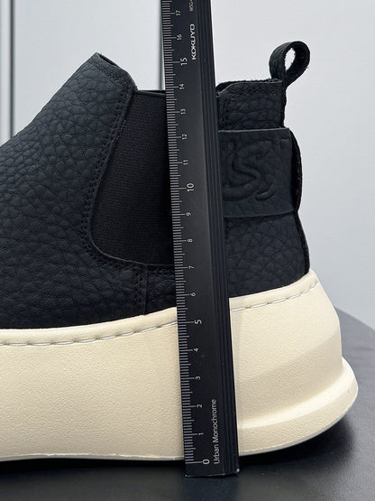 Side Gore Platform Short Boots