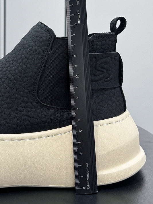 Side Gore Platform Short Boots