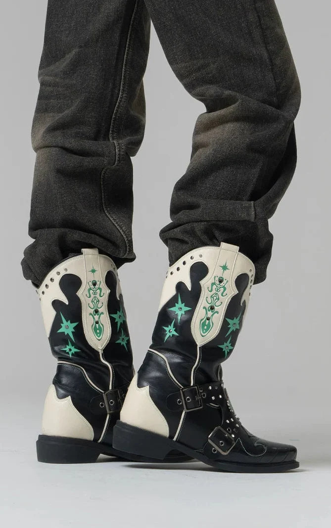 Cosmic Rodeo Star Harness Boots