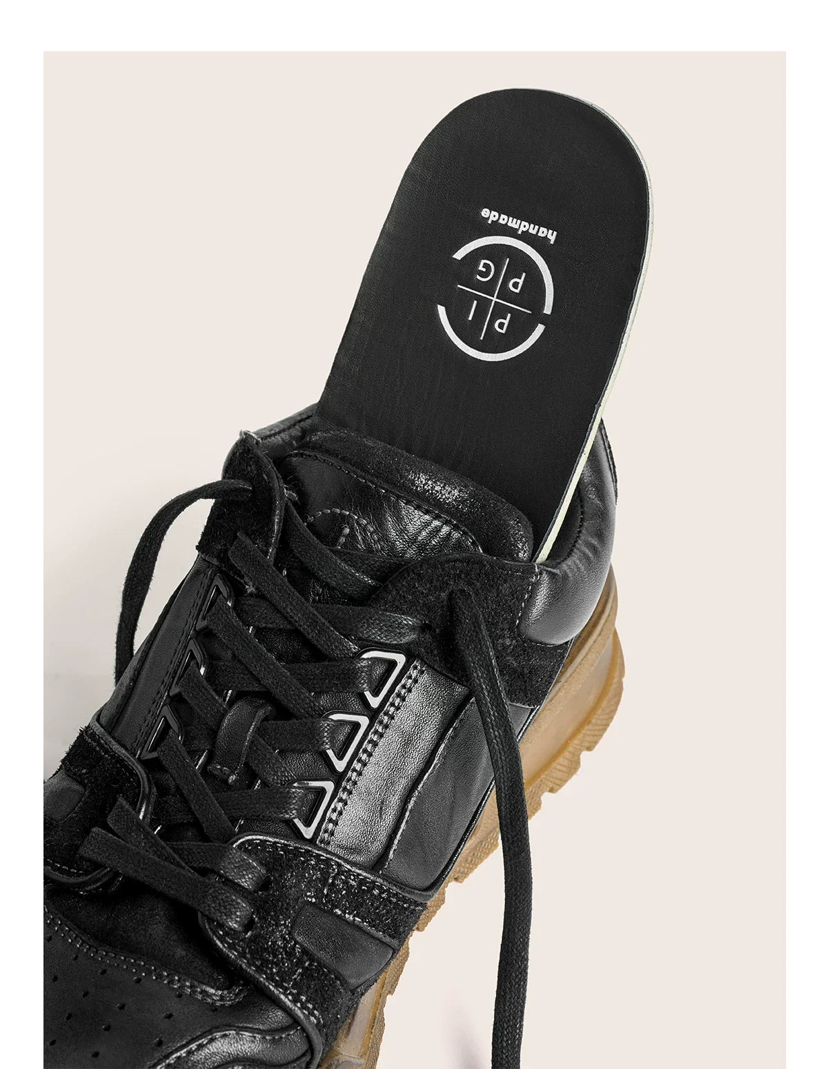 Vintage Washed Hand-Painted Chunky Sneakers
