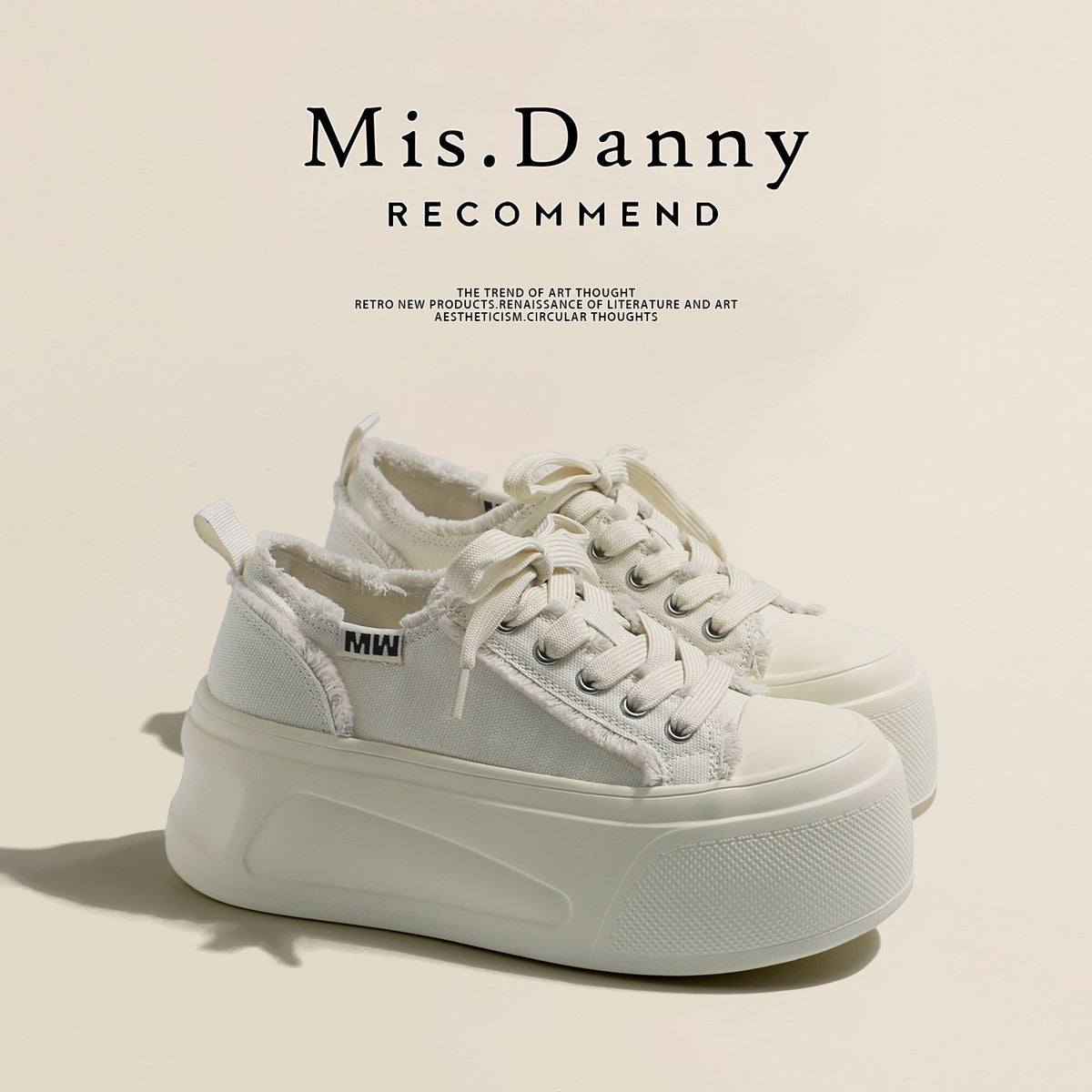 Canvas Platform Sneakers