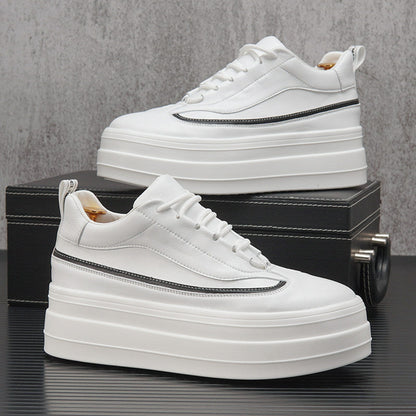 Thick-Sole Height-Increasing Skate Sneakers