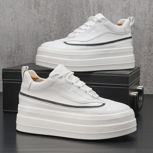 Thick-Sole Height-Increasing Skate Sneakers