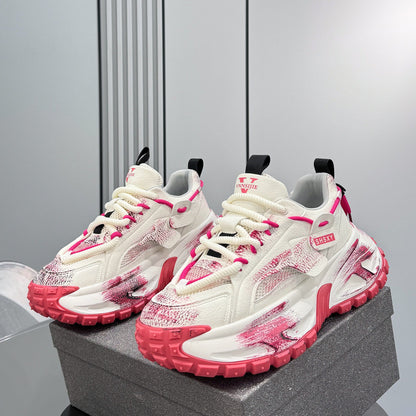 Paint Mesh Dad Sneakers
