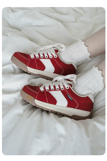 Crest Suede Court Sneakers
