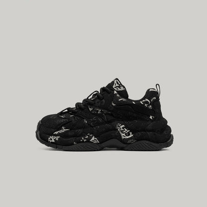 Breathable Non-Slip Wear-Resistant Platform Dad Shoes WN23401